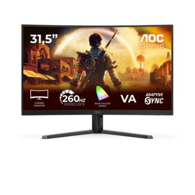 AOC LCD herní C32G42ZE 31,5" zakřivený VA/1920x1080@260Hz/0,3ms/300cd/HDMI/DP/VESA AOC LCD herní C32G42ZE 31,5" zakřivený VA/1920x1080@260Hz/0,3ms/300cd/HDMI/DP/VESA