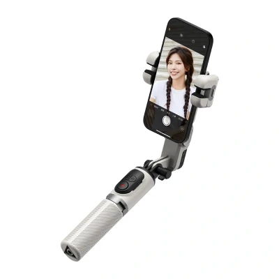 AOCHUAN Smart M1 Pro bílý stabilizátor s RGB osvětlením
