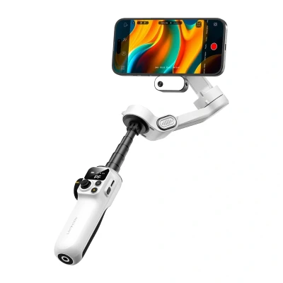 Aochuan P2 bílý 3osý stabilizátor pro mobilní telefony s AI senzorem