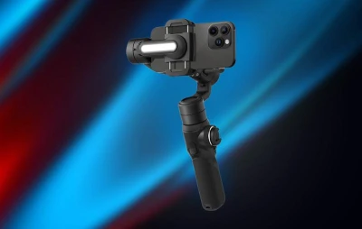 Aochuan Smart S2 černý tříosý stabilizátor pro telefon