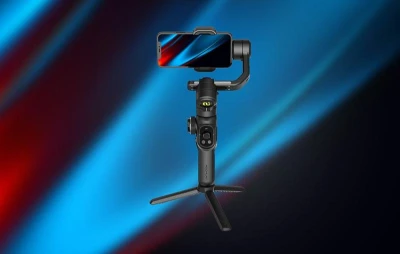 Aochuan Smart S2 černý tříosý stabilizátor pro telefon