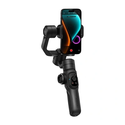 Aochuan Smart S2 černý tříosý stabilizátor pro telefon