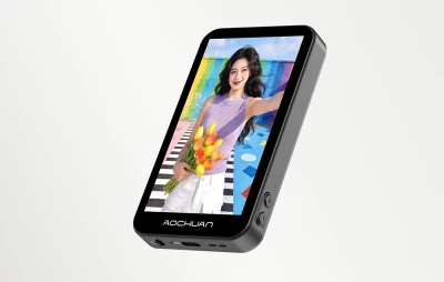 AOCHUAN S3 černý tříosý stabilizátor pro smartphony s přídavným displejem