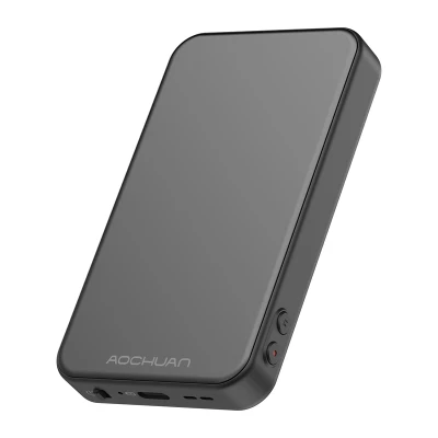 AOCHUAN S3 černý tříosý stabilizátor pro smartphony s přídavným displejem