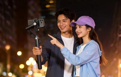 Aochuan V3 černý stabilizátor pro smartphone s AI senzorem