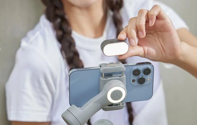 Aochuan Smart X Pro černý stabilizátor s RGB osvětlením