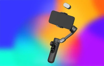 Aochuan Smart X Pro černý stabilizátor s RGB osvětlením