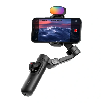 Aochuan Smart X Pro černý stabilizátor s RGB osvětlením