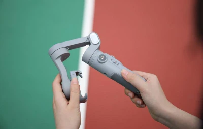 Aochuan Smart X Pro Standard šedý tříosý stabilizátor pro telefon