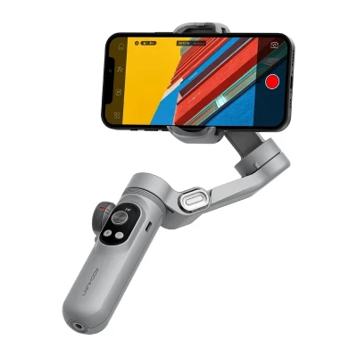 Aochuan Smart X Pro Standard šedý tříosý stabilizátor pro telefon
