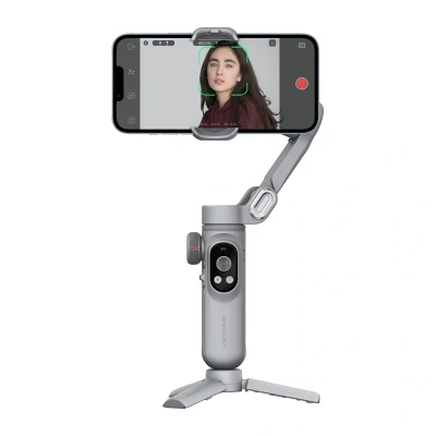 Aochuan Smart X Pro Standard šedý tříosý stabilizátor pro telefon