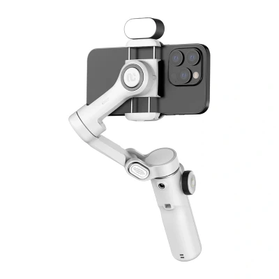 Aochuan Smart X2 bílý stabilizátor pro smartphone s RGB osvětlením