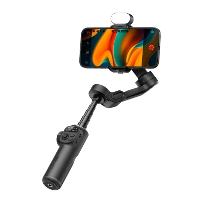 Aochuan Smart X2 černý stabilizátor s RGB osvětlením