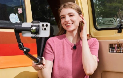 AOCHUAN X3 černý stabilizátor s AI senzorem