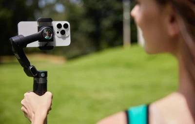 AOCHUAN X3 černý stabilizátor s AI senzorem