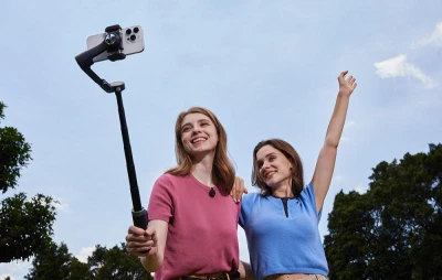 AOCHUAN X3 černý stabilizátor s AI senzorem
