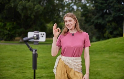 AOCHUAN X3 černý stabilizátor s AI senzorem