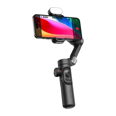 AOCHUAN Smart XE černý stabilizátor s RGB osvětlením