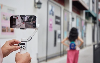 Aochuan X2 Standard bílý stabilizátor pro mobilní telefon