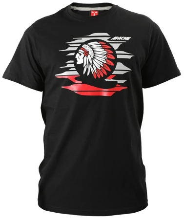 Apache Indián černé triko