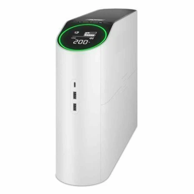 APC Back-UPS Pro, 2200VA/1320W, Tower, 230V, 4x Schuko and 2x IEC C13 outlets, RGB Lights, Pure Sine Wave, Arctic (White APC Back-UPS Pro, 2200VA/1320W, Tower, 230V, 4x Schuko and 2x IEC C13 outlets, RGB Lights, Pure Sine Wave, Arctic (White