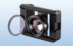 Apexel Mobilní objektiv APL-HB100CPL100mm makro s CPL (černý)