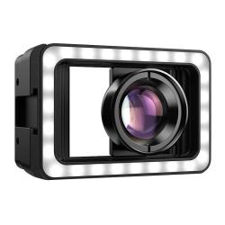 Apexel Mobilní objektiv APL-HB100FL23 100mm makro s LED diodou (černý)