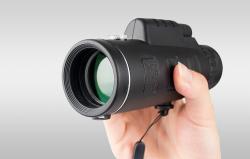Apexel Stativ/přenosný objektiv APS-40x60 40X60 monokulár se stativem (černý)