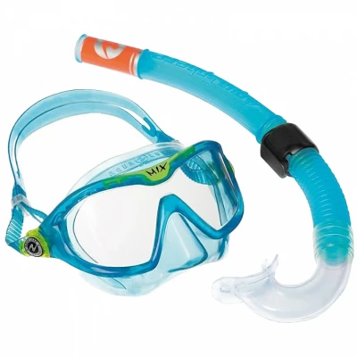Aqua Lung COMBO MIX REEF DX dětský set brýle a šnorchl POUZE aqua (VÝPRODEJ)