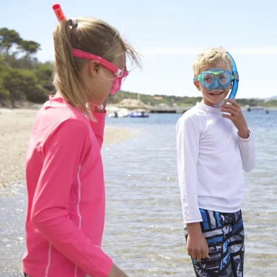 Aqua Lung COMBO MIX REEF DX dětský set brýle a šnorchl POUZE aqua (VÝPRODEJ)