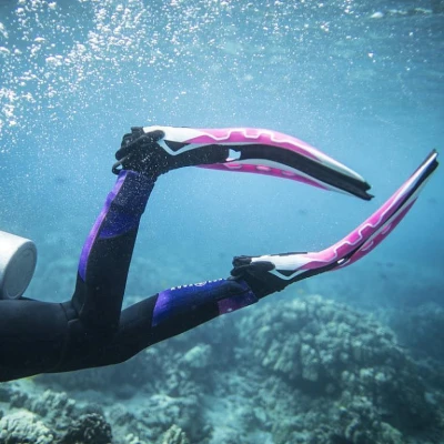 Aqua Lung/Technisub Ploutve Aqua Lung PHAZER POUZE L (41/43) bílá/růžová (VÝPRODEJ)