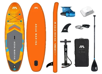 Aqua Marina GO Turbo 320 2025 paddleboard set s motorem + sleva 500,- na příslušenství