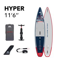 Aqua Marina Hyper 11,6 2025 navy paddleboard set + zľava 25 € na príslušenstvo