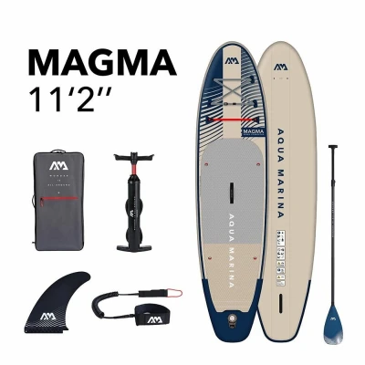 Aqua Marina MAGMA 2026 11'2" nafukovací paddleboard set s pádlem a pumpou