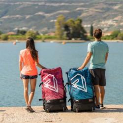 Aqua Marina Premium BLUE 90l s kolečky 2025 blue transportní vak