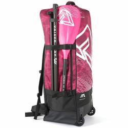 Aqua Marina Premium RED 90l s kolečky 2025 red transportní vak