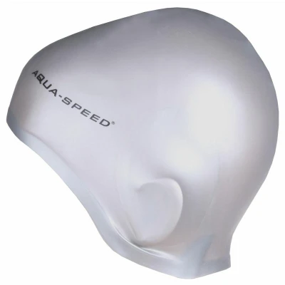 Aqua-Speed Ear koupací čepice stříbrná Aqua-Speed Ear koupací čepice stříbrná