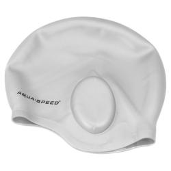 Aqua-Speed Ear koupací čepice stříbrná