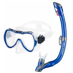 Aqua-Speed Enzo+Evo detský potápačský set modrá tm. Aqua-Speed Enzo+Evo detský potápačský set modrá tm.