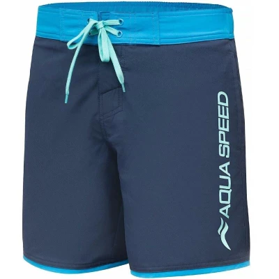Aqua-Speed Evan pánské plavecké šortky modrá Aqua-Speed Evan pánské plavecké šortky modrá
