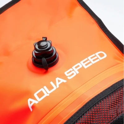 Aqua Speed Plavecká bojka OPEN WATER SWIM s kapsou 17l oranžová