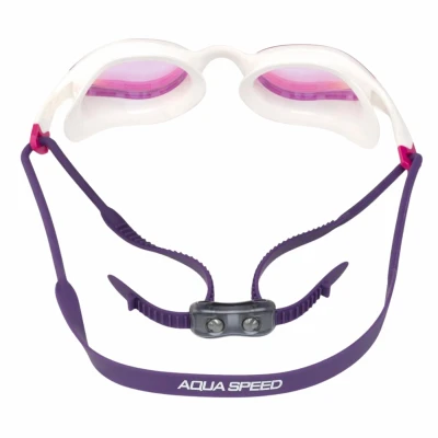 Aqua Speed Plavecké zrcadlové brýle ​​Vortex Mirror s pouzdrem růžová