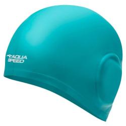 Aqua-Speed Volume Ear Cap koupací čepice tyrkysová POUZE 1 ks (VÝPRODEJ)