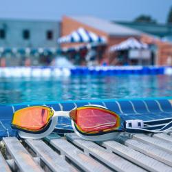 Aqua Sphere Plavecké brýle FASTLANE RED TITANIUM