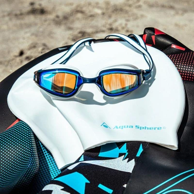Aqua Sphere Plavecké okuliare FASTLANE titan. zrkadlové šošovky modré