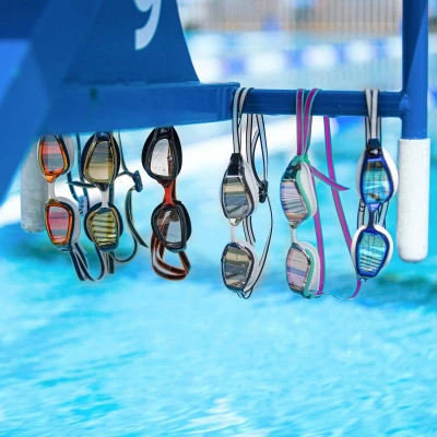 Aqua Sphere Plavecké okuliare FASTLANE titan. zrkadlové šošovky modré