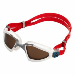 Aqua Sphere Plavecké brýle KAYENNE PRO polarizační skla hnědá/bílá/šedá