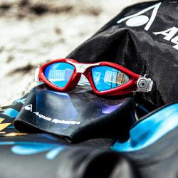 Aqua Sphere Plavecké brýle KAYENNE SMALL titan. zrcadlová skla modrá
