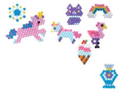 Aquabeads set luxusní kabelka s korálky 1400ks s doplňky spojování vodou