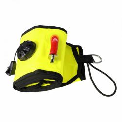 Scubapro bójka Aqua Lung NYLON YELLOW EMERGENCY DECO STOP BUOY 145x15 cm